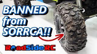 Soo good they were BANNED!   JConcepts Megalithic RC Crawler Tires Tested