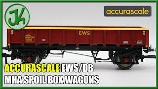 Accurascale's Best Wagons Yet? EWS/DB MHA Spoil Box Wagons - Unboxing and Review