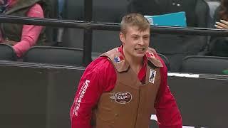 Jake Gardner rides Superstition for 86 points (PBR)