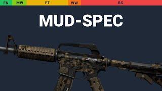 M4A1-S Mud-Spec - Skin Float And Wear Preview