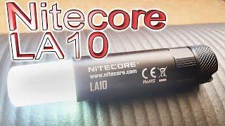 Trail trek review Nitecore LA10 camping flashlight LED EDC AA cell