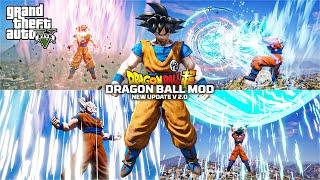 GTA 5 - Ultimate Dragonball Mod Update V.2 Gameplay Showcase