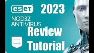 ESET Nod32 Essential Security Antivirus Review and Tutorial 2023 - 2024