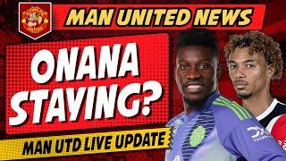 Onana Staying? £60m Ekitike, Antony, Sancho Latest | Manchester United Transfer News LIVE