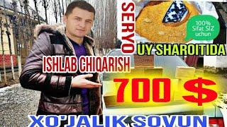 TALABLARIGA BINOAN. KIR SOVUN ISHLAB CHIQARISH. UY SHAROITIDA OYIGA 500$ DAN 1500$ GACHA DAROMAD