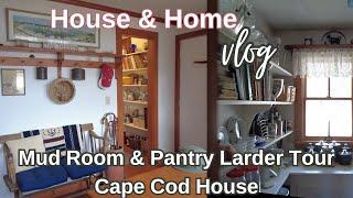 Tour a Pantry Larder and Mudroom in a Cape Cod House | Living in New England | an artist's life