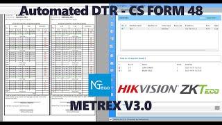 GUMAWA NG DAILY TIME RECORD (DTR REPORT) FORM 48