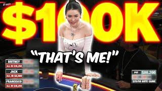 She’s Up $100K & Wins The Biggest Pot of The Night!