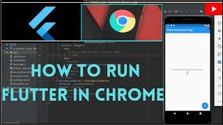 How To Run Flutter App In Chrome [flutter tutorial]