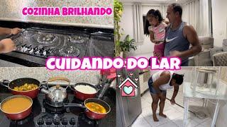 JANTAR CASEIRO DELICIOSO  DEIXEI A COZINHA BRILHANDO… Lar D Elzi