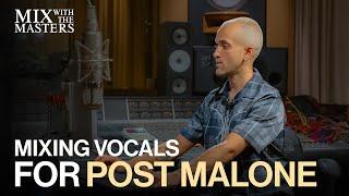 Illangelo mixing vocals for Post Malone | Sneak Peek