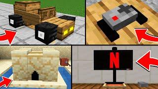 7 СЕКРЕТНЫХ ПОСТРОЕК, КОТОРЫЕ ВАС УДИВЯТ В МАЙНКРАФТ СЛОМАННЫЙ MINECRAFT КРАФТИНГ ТРОЛЛИНГ