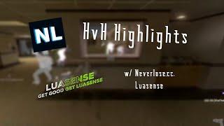 HvH Highlights ft. Neverlose.cc, Luasense