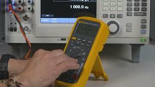 How to calibrate AC current on the Fluke 55X0A Multi-Product Calibrator (part 1)