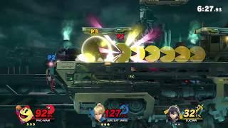 Super Smash Bros. Ultimate - 032 - Pac-Man vs Zero Suit Samus vs Lucina