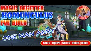 Ragnarok M Eternal Love | Magic Begetter Homunculus PVE Build Guide