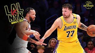 Los Angeles Lakers Full Team Highlights vs Knicks | March  6, 2025 | FreeDawkins