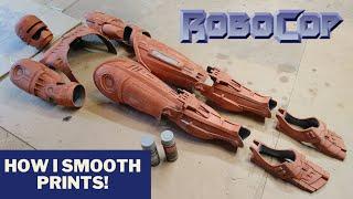 My Second 3D Printed Robocop Suit - Part 7 - How I Smooth Prints and Advice!