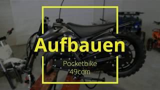 Pocketbike Aufbau 49ccm Dirtbike Anleitung KXD