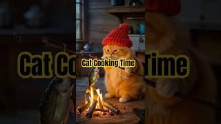 Cat cooking time #cat #catlover #animals #cats #catshorts