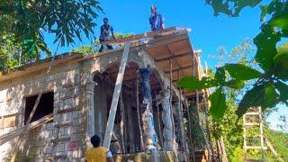 Putting Up Cantilever || Plywood Works Completed  Decking Ready For Steel Work SUNRISE TV Airbnb