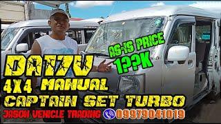 AS-IS PRICE 1?? K DA17V CAPTAIN SEAT 4X4 MANUAL TURBO || JASON VEHICLE TRADING  09979041019 #da17v