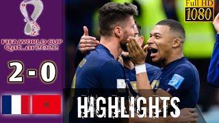 France vs Morocco 2-0 | Semi-Final WORLD CUP 2022 | Extended Highlights and All Goals