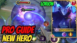 LORION NEW HERO BEGINNERS GUIDE - How to Play the NEW HERO  | AoV | 傳說對決 | RoV | Liên Quân Mobile