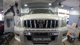 замена ступичного подшипника.приводной вал.нижний рычаг.рулевая тяга - toyota prado