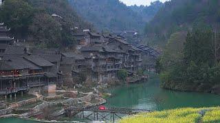 Walking in Guizhou Wujiang Village, Explore the fantasy wonderland in reality・4K HDR