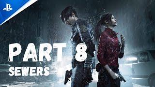 Resident Evil 2 Remake PS5 4K 60FPS - Part 8 - Sewers