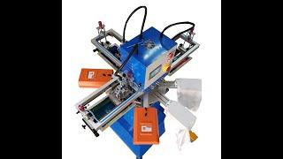 kraft paper bag and non-woven bag screen printing machine from Hoystar