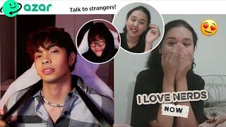 She Fell for a Nerd After My Singing & Wild Rizz! Azar | OmeTV Alternative