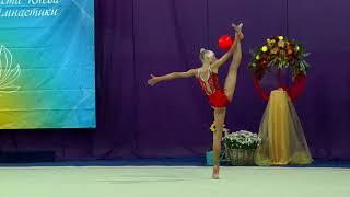 Highlights of the performance of gymnasts of prog.KMS hoop, ball of the Championship of Kyiv #6