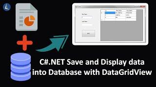 How to insert data into database and show in datagridview C#.Net with Microsoft Sql Server 2020.