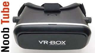 £8.59 Unboxing Review VR Box Headset Smartphone Virtual Reality 3D Glasses 360 Videos Movies Games