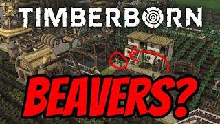 FULL VOD: TIMBERBORN - Update v6 - Ep 1 - Building a town with Nature's Engineers #sponsored