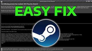 How To Fix Steam Games Unreal Engine 4 Crashing on Startup (An Unreal Process Has Crashed Steam)