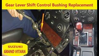 Removing the Gear Shifter Lever of Suzuki Grand Vitara / Bushing Replacement