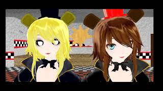 MMD FNAF Female Freddy Fazbear & Female Golden Freddy Genderbend - Soap Lagoon Motion DL