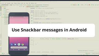 How to use Snackbar on Button's click event (Android Studio + Java)