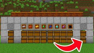 Minecraft Storage System with Automatic Sorting 1.21.4 - BEST DESIGN