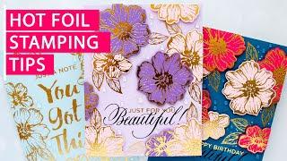 Hot Foil Stamping Tips