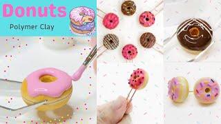 Polymer Clay Donut Tutorial | Miniature Food | Dollhouse Miniature