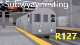 Roblox Subway Testing Remastered R127 Admin Train