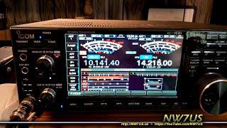 My New Icom IC 7610: 1st Transmission (in Olivia Digital Mode)