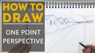 How to Draw a One Point Perspective