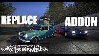 NFSMW: How to install Modloader car if you have installed Addon car