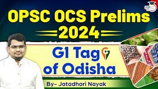 OPSC OCS Prelims 2024 | GI Tag of Odisha | By Jatadhari Sir | StudyIQ PCS