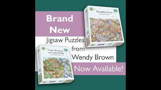 Check out these wonderful new jigsaw puzzles of London by Wendy Brown!